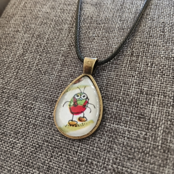 Richard Scarry Bug necklace 1970s book page - Picture 5 of 5